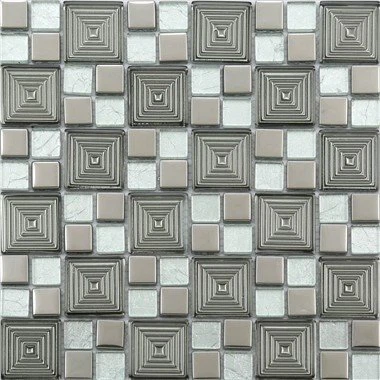 Stiklo mozaikinės sienų plytelės